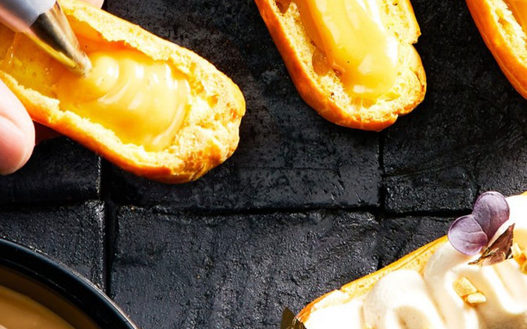 éclair dorati crema callebaut | Caterline
