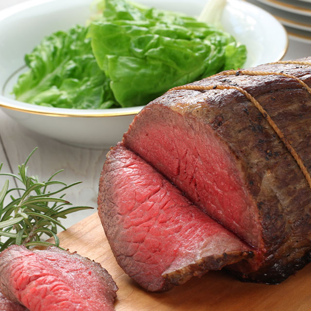 Roast beef con insalata