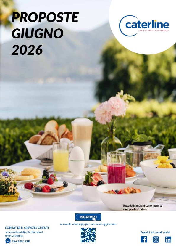 catalogo forniture per catering banqueting caterline